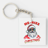 Porte-clés Me-Rizz Noël gen Alpha mème drôle (Devant)