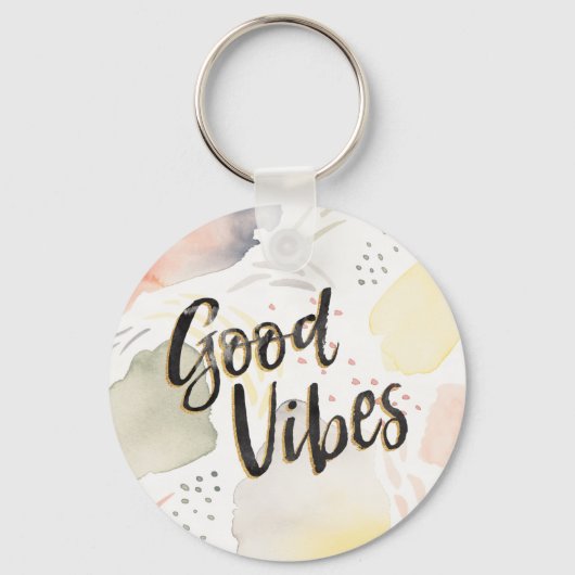 Porte-clés Meadow Breeze III | GOOD VIBES (Recto)