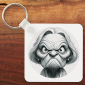 Porte-clés "Mean Nancy" Aluminum Keychain (Recto)