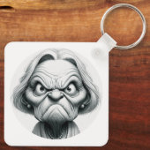 Porte-clés "Mean Nancy" Aluminum Keychain (Verso)