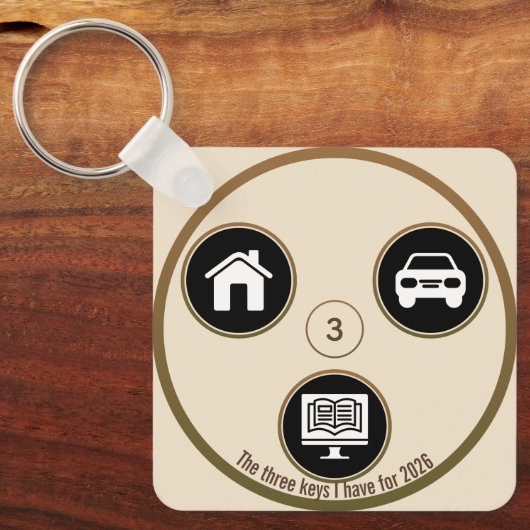 Porte-clés Meaningful Keys of Today & Tomorrow (Recto)