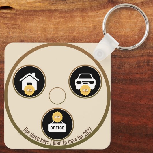 Porte-clés Meaningful Keys of Today & Tomorrow (Verso)