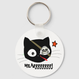 Porte-clés MEARRRRRRRRRR ! Porte - clé de chat pirate