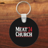 Porte-clés Meat Church 24 Bbq (Recto)
