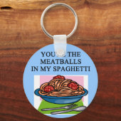 Porte-clés MEATBALLS et amateurs de spahgetti (Recto)