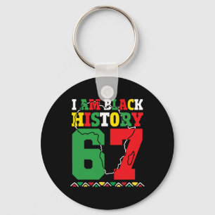 Porte-clés Mec je suis Mois de l'histoire des Noirs 67 Soixan