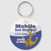 Porte-clés Mécanicien de bateaux mobile (Recto)