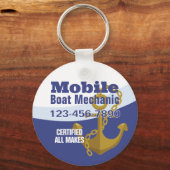 Porte-clés Mécanicien de bateaux mobile (Recto)