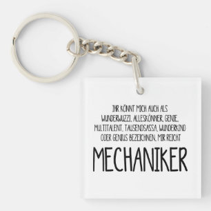 Porte-clés Mécanicien de voiture