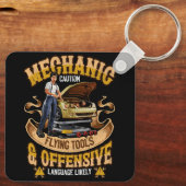 Porte-clés Mécanique de prudence Outils de vol Mécanique Auto (Verso)