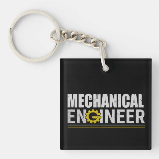Porte-clés Mechanical Engineering Funny Engineer (Devant)