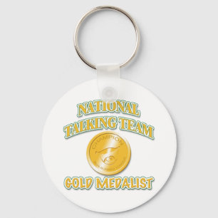 Porte-clés Médaillé d'or de l'équipe nationale de pourparlers