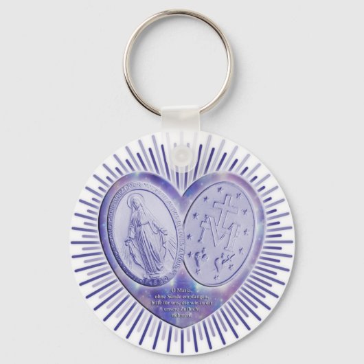 Porte-clés medaille miraculeuse / Wunderbare Medaille (Recto)