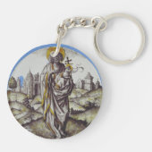 Porte-clés Médaillon avec saint Jean Baptiste (Dos)