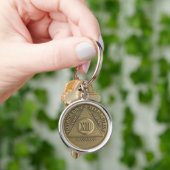 Porte-clés Médaillon de 12 ans d'abstinence Cadeau Pendentif (main)