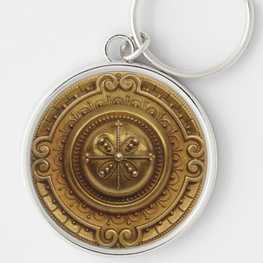 Porte-clés Médaillon d'or (Devant)