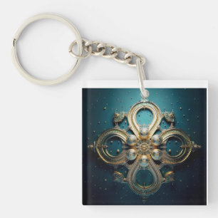 Porte-clés Médaillon Inspiré de l'Image Fantastique Steampunk
