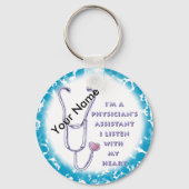 Porte-clés Médecin Assistant Coeur (Recto)