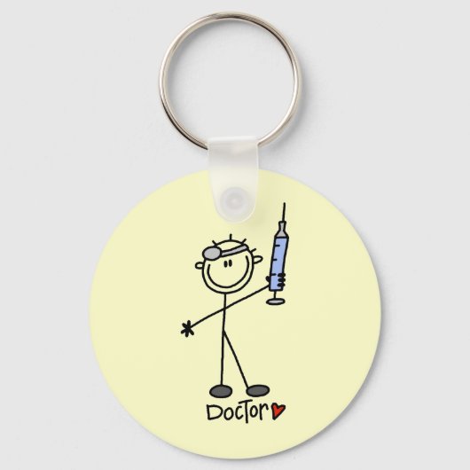 Porte-clés Médecin Bâtonnet de Base (Recto)