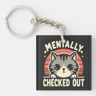 Porte-clés Médecin Extrait Funny Chat Maman Vie pour Mère