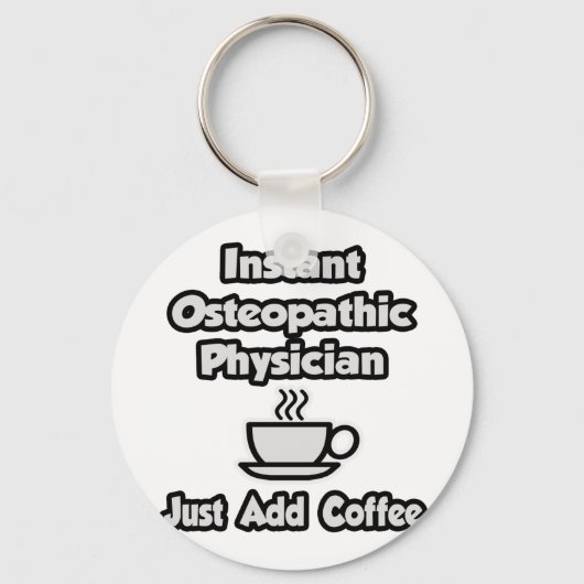 Porte-clés Médecin ostéopathique instantané .. Juste ajouter (Recto)