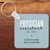 Porte-clés Médecin personnalisé Assistant PA Graduation (Recto)