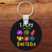 Porte-clés médecin technologue microbiologie cadeaux amusants (Recto)