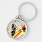 Porte-clés médias abstraits de mélange (Devant)