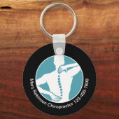 Porte-clés Médicale Chiropractor Spine Porte - clés promotion (Verso)