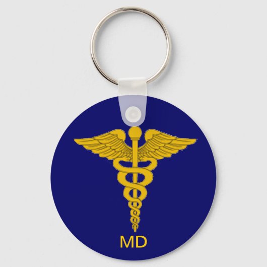 Porte-clés Médicale Docteur Caduceus Porte - clé (Recto)
