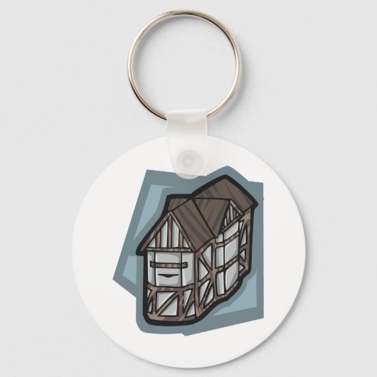 Porte-clés Medieval Building Architecture (Recto)