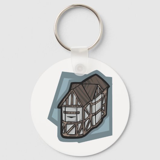 Porte-clés Medieval Building Architecture (Verso)