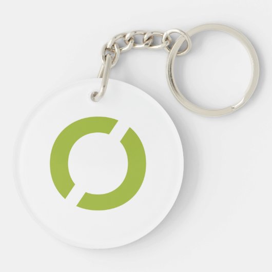 Porte-clés MEDILOGIX Keychain Round Add Text (Dos)
