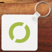 Porte-clés MEDILOGIX Keychain Square Add Text (Verso)