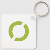 Porte-clés MEDILOGIX Keychain Square Add Text (Dos)