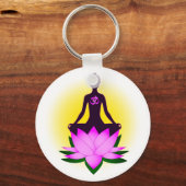 Porte-clés Méditation du yoga (Recto)