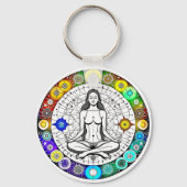 Porte-clés Méditation paisible et sereine (Recto)