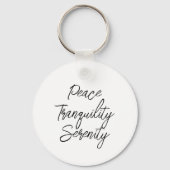 Porte-clés Méditation paisible et sereine (Verso)