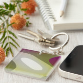 Porte-clés Méditation verte 6001 (Devant Droit)