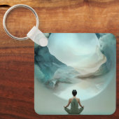 Porte-clés Méditation Zen Mystique (Recto)