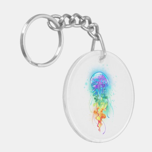 Porte-clés Méduse arc-en-ciel (Devant gauche)