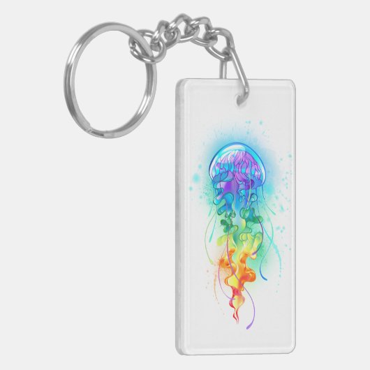 Porte-clés Méduse arc-en-ciel (Devant gauche)