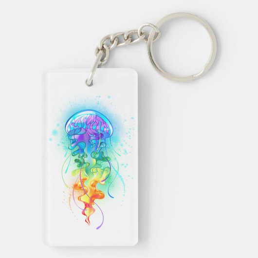 Porte-clés Méduse arc-en-ciel (Dos)