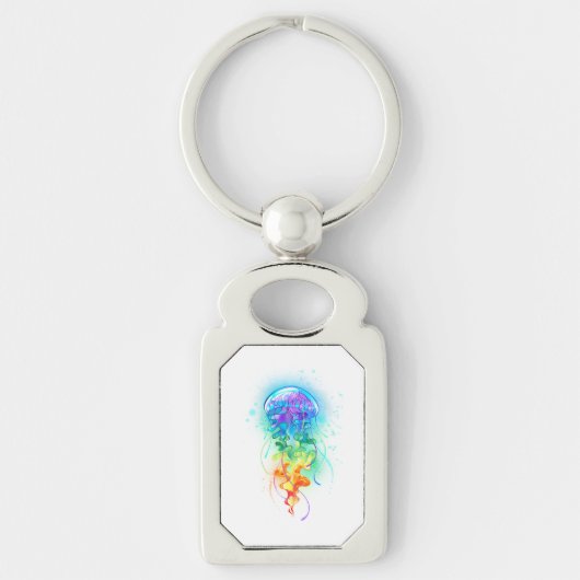 Porte-clés Méduse arc-en-ciel (Devant)