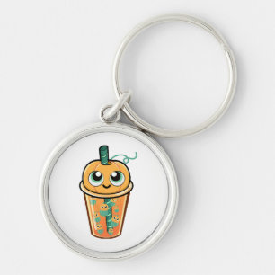 Porte-clés Méduse de boba de citrouille