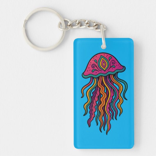 Porte-clés Méduse Ocean Vibes (Devant)