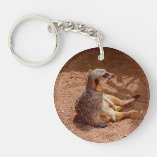 Porte-clés Meerkat Lazy Days, (Devant)
