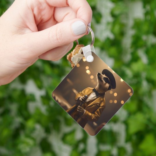 Porte-clés Meerkat Sinatra, (main)