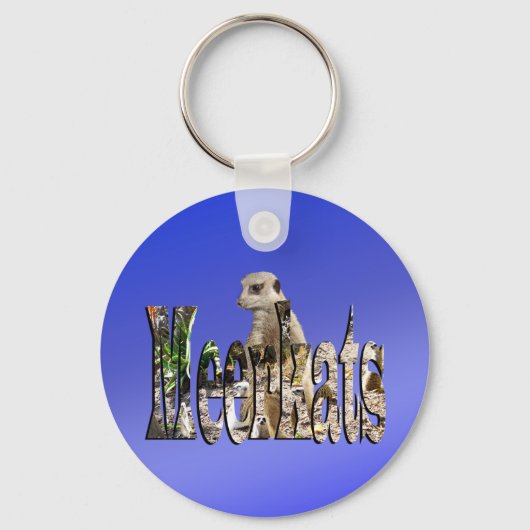 Porte-clés Meerkats Bleus, Clavier (Recto)