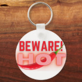 Porte-clés Méfiez-vous du chaud (Recto)